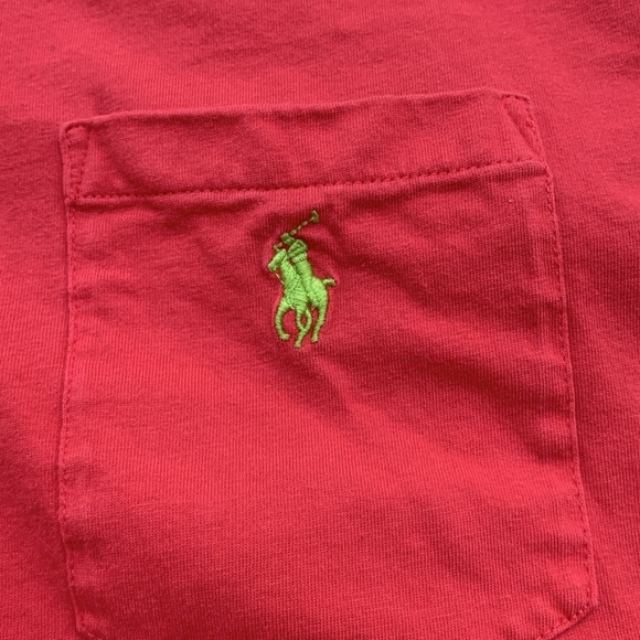 ๐งก๐ 2 Polo by Ralph Lauren T Shirts with Pockets Men's ๐งก๐ LARGE - Picture 6 of 7